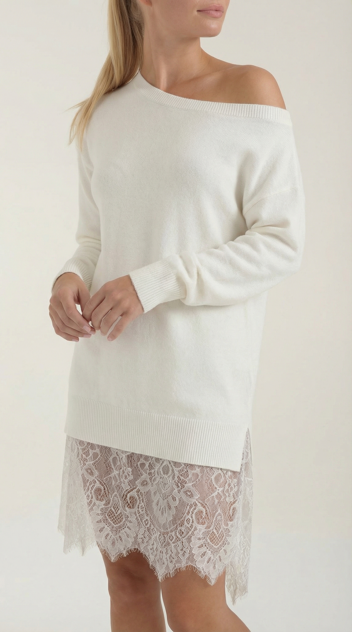 Lace Hem Dress