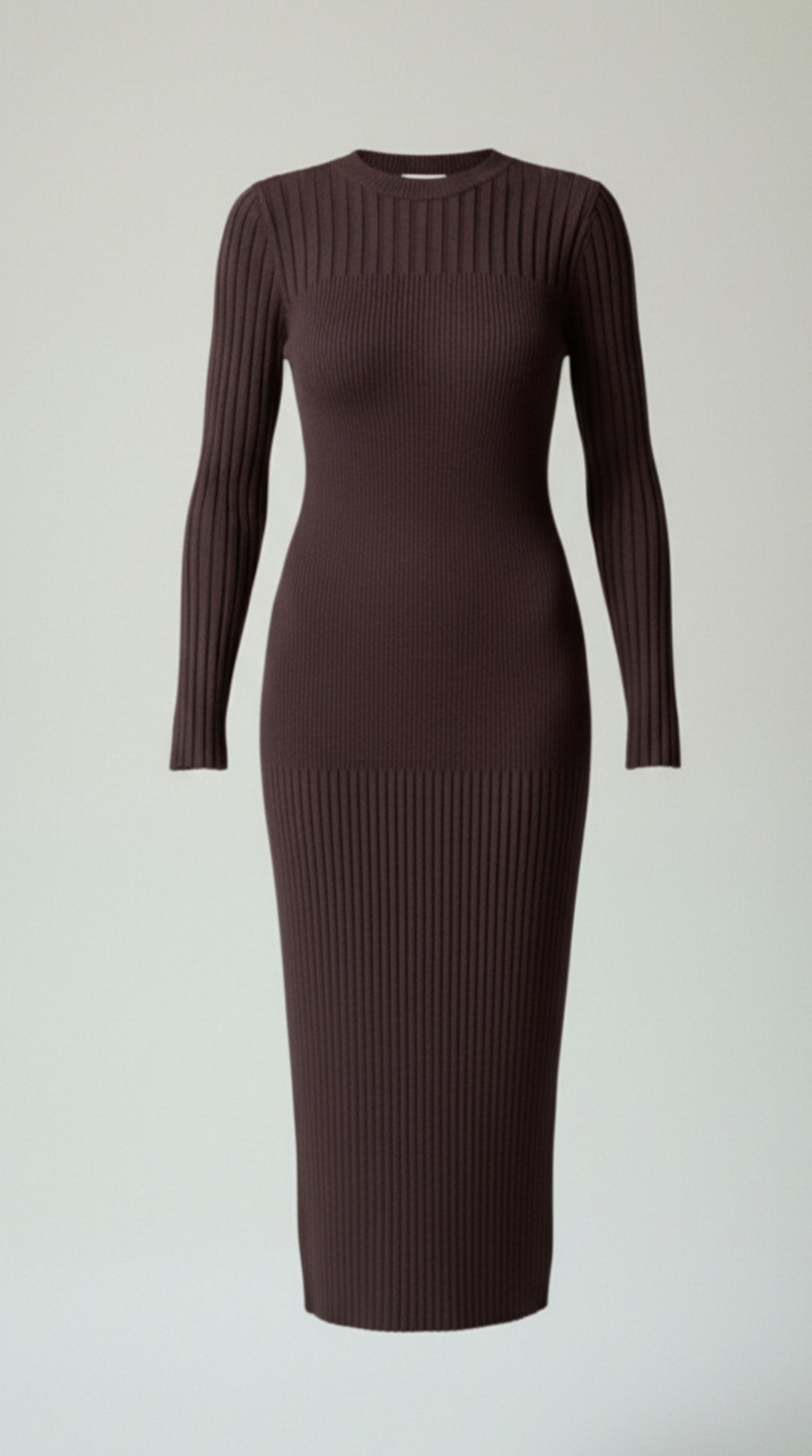 Ribbed Bodycon Midi Dress