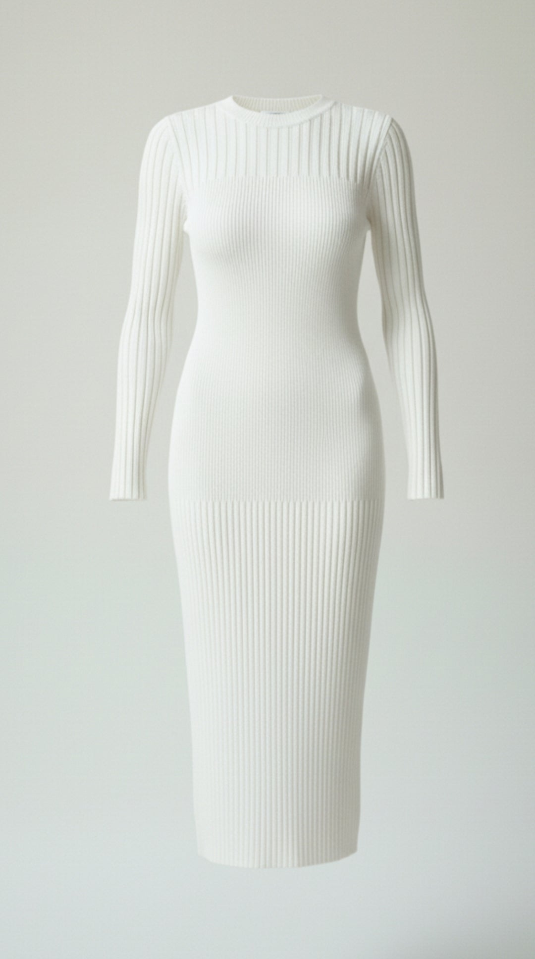 Ribbed Bodycon Midi Dress