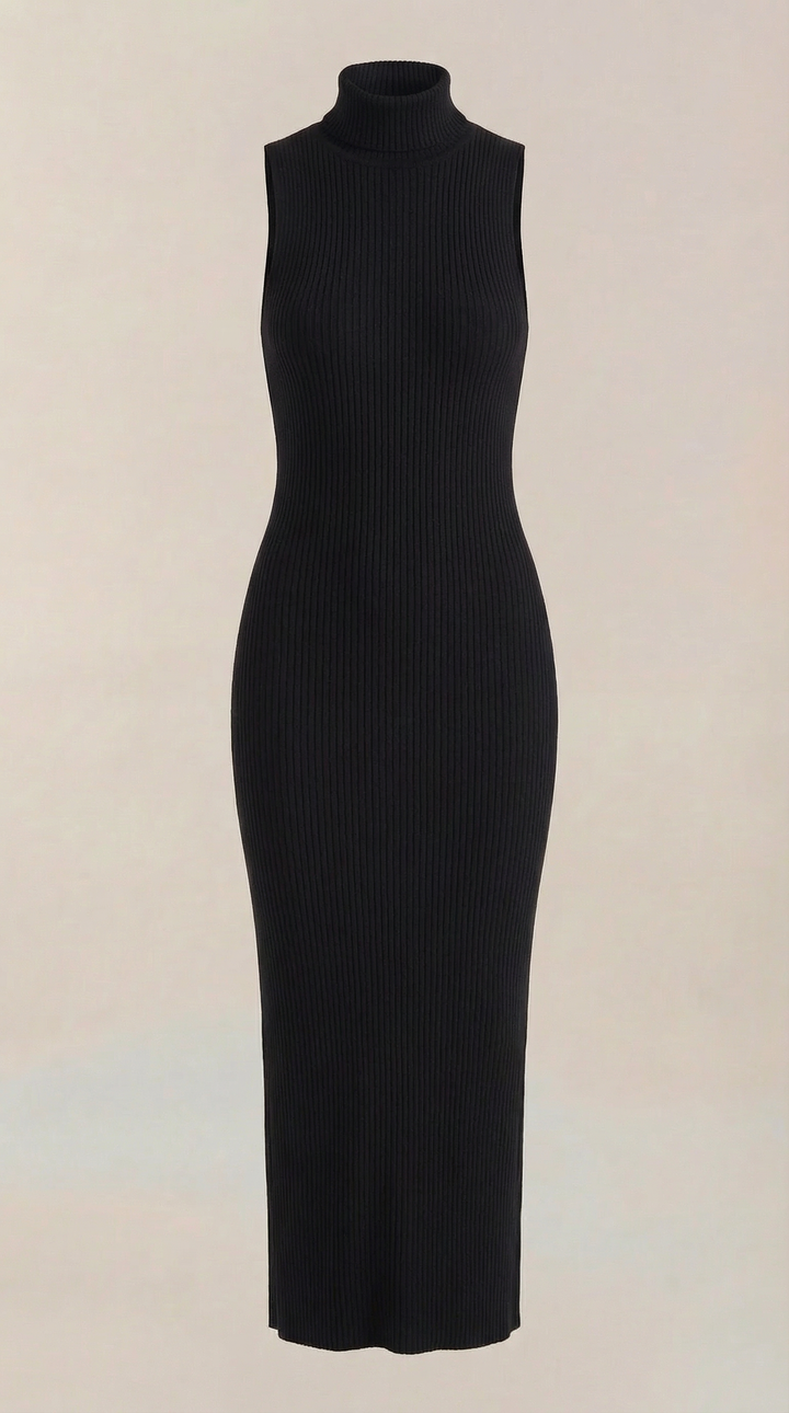 Mock Neck Bodycon Dress
