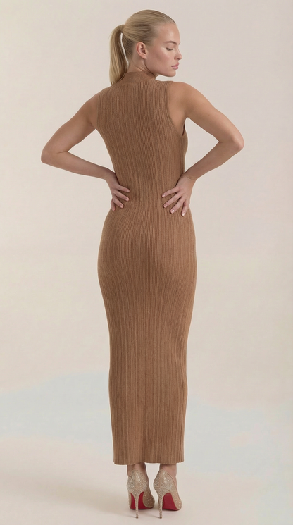 Mock Neck Bodycon Dress