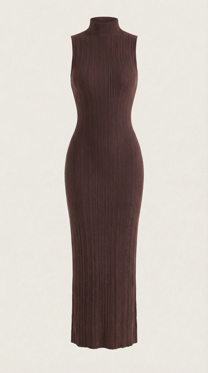 Mock Neck Bodycon Dress
