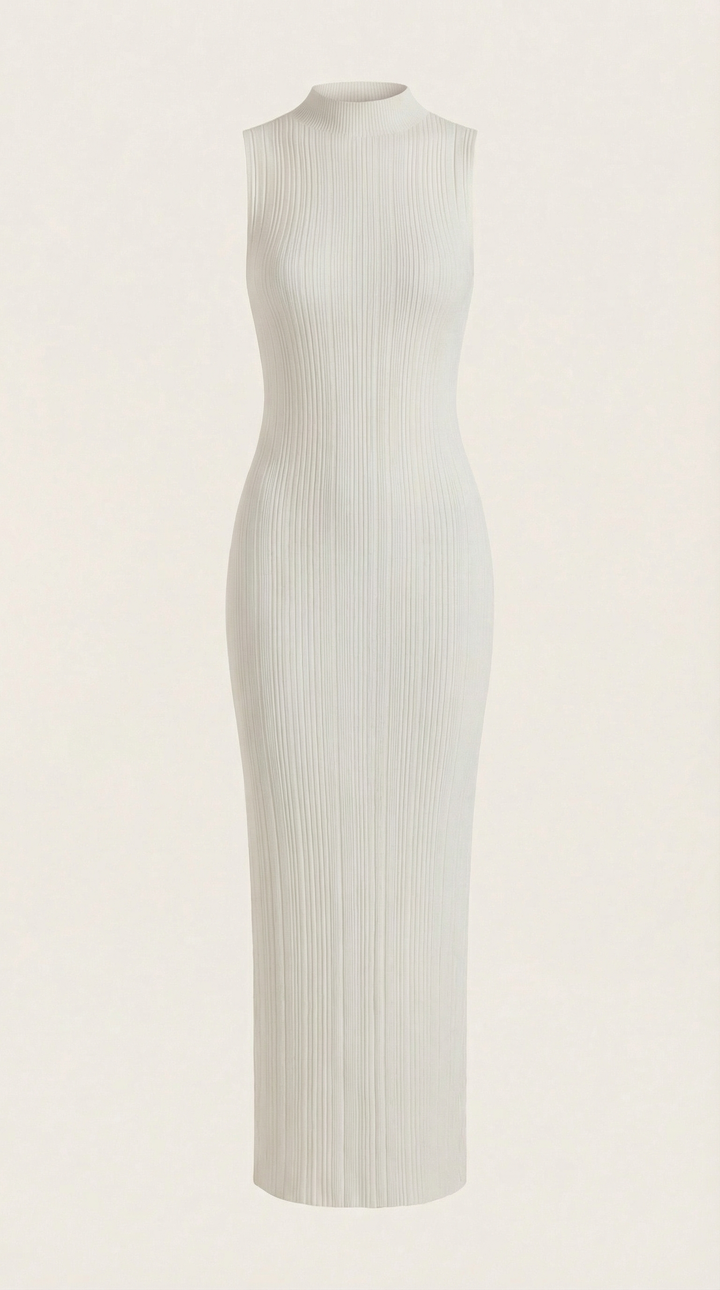 Mock Neck Bodycon Dress