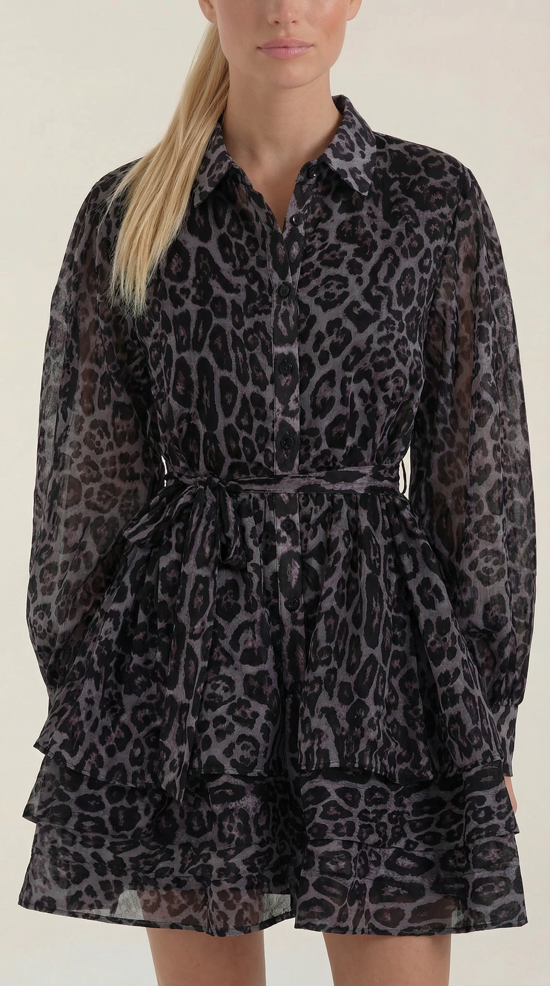 Leopard Print Mini Dress