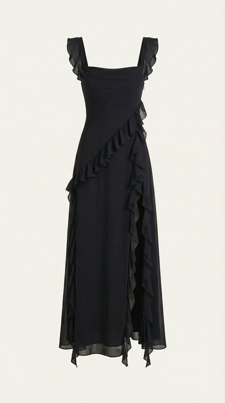 Ruffled Maxi Dress