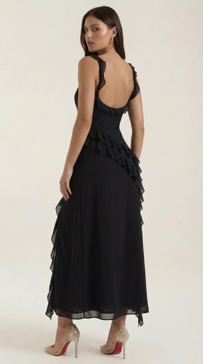 Ruffled Maxi Dress