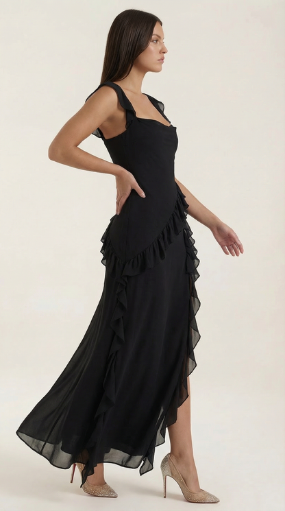 Ruffled Maxi Dress