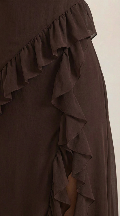 Ruffled Maxi Dress