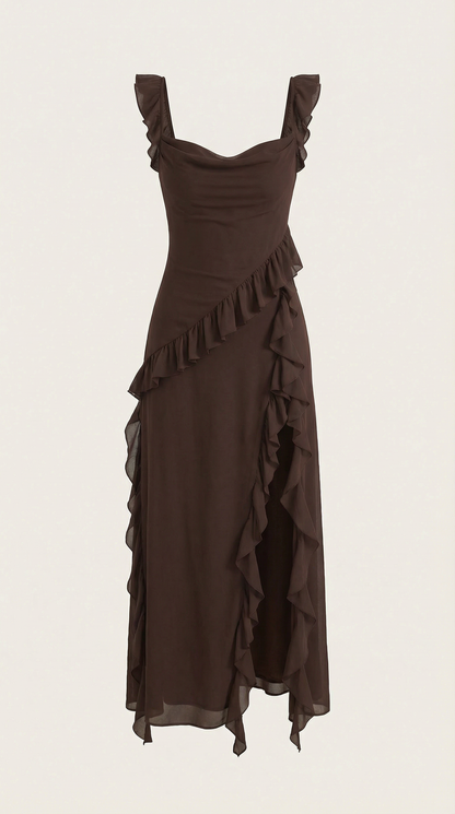 Ruffled Maxi Dress