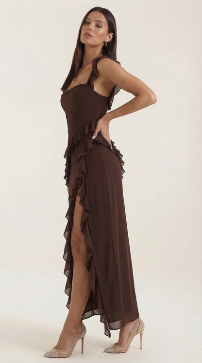 Ruffled Maxi Dress