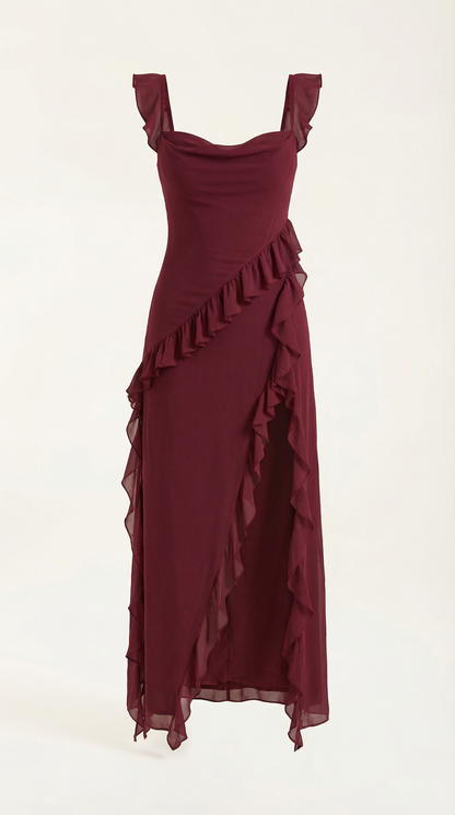 Ruffled Maxi Dress
