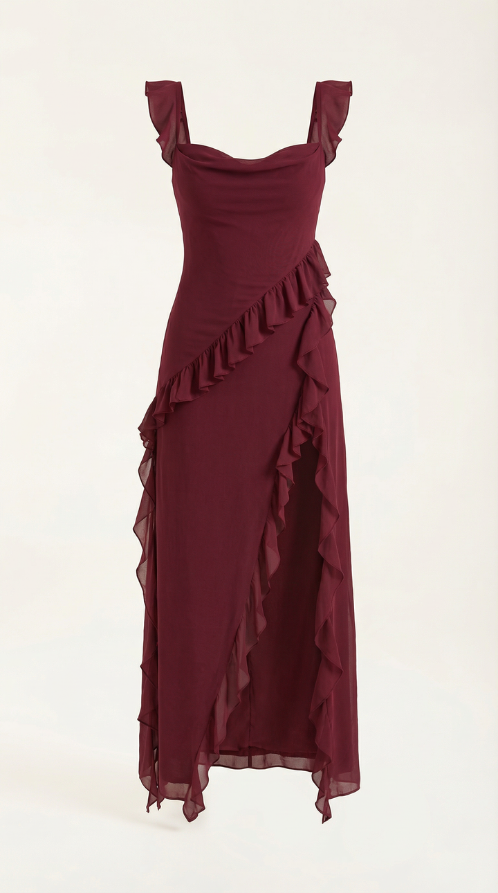 Ruffled Maxi Dress