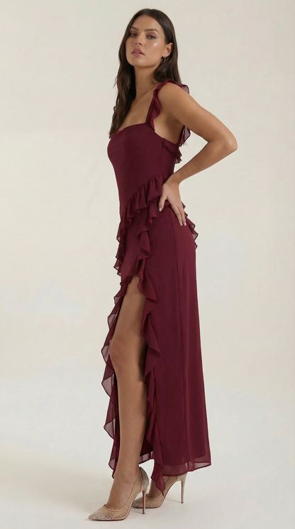 Ruffled Maxi Dress