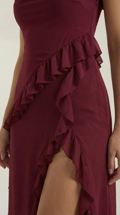 Ruffled Maxi Dress