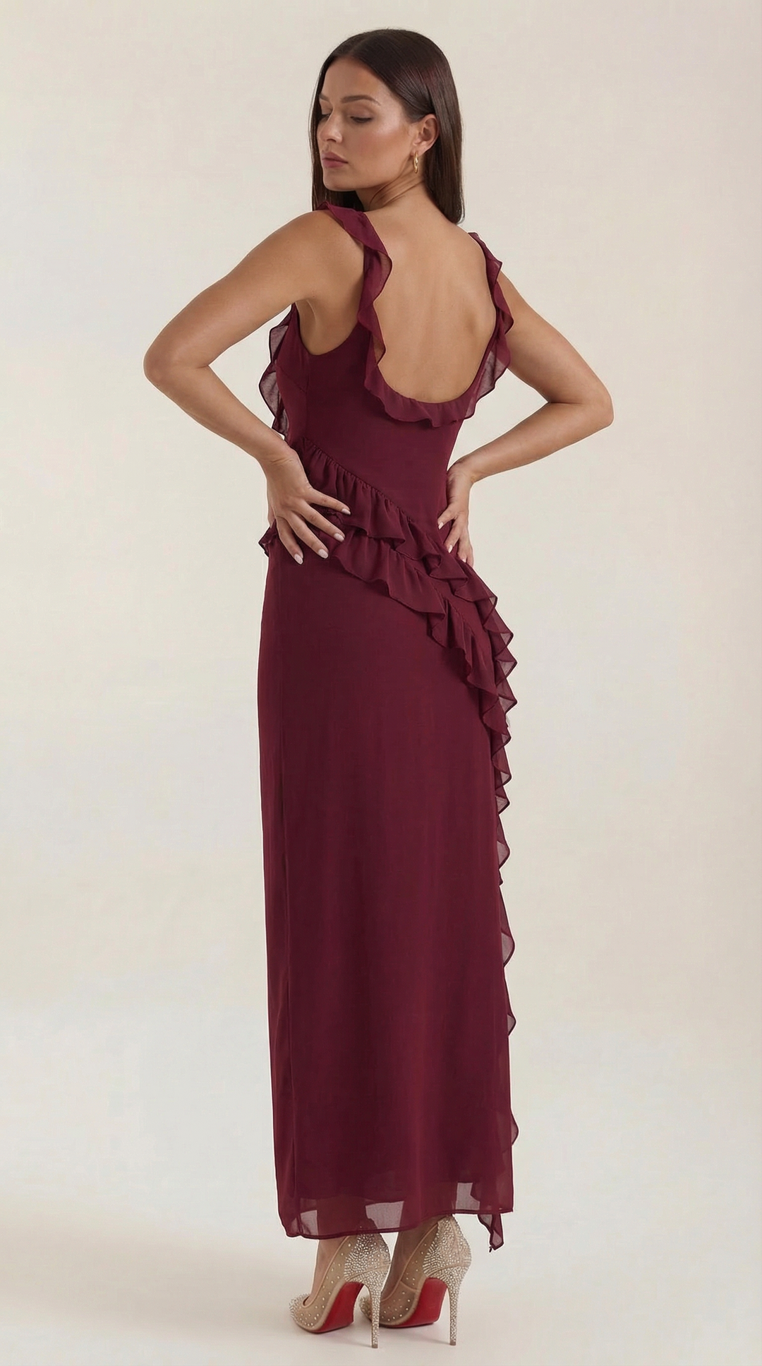 Ruffled Maxi Dress