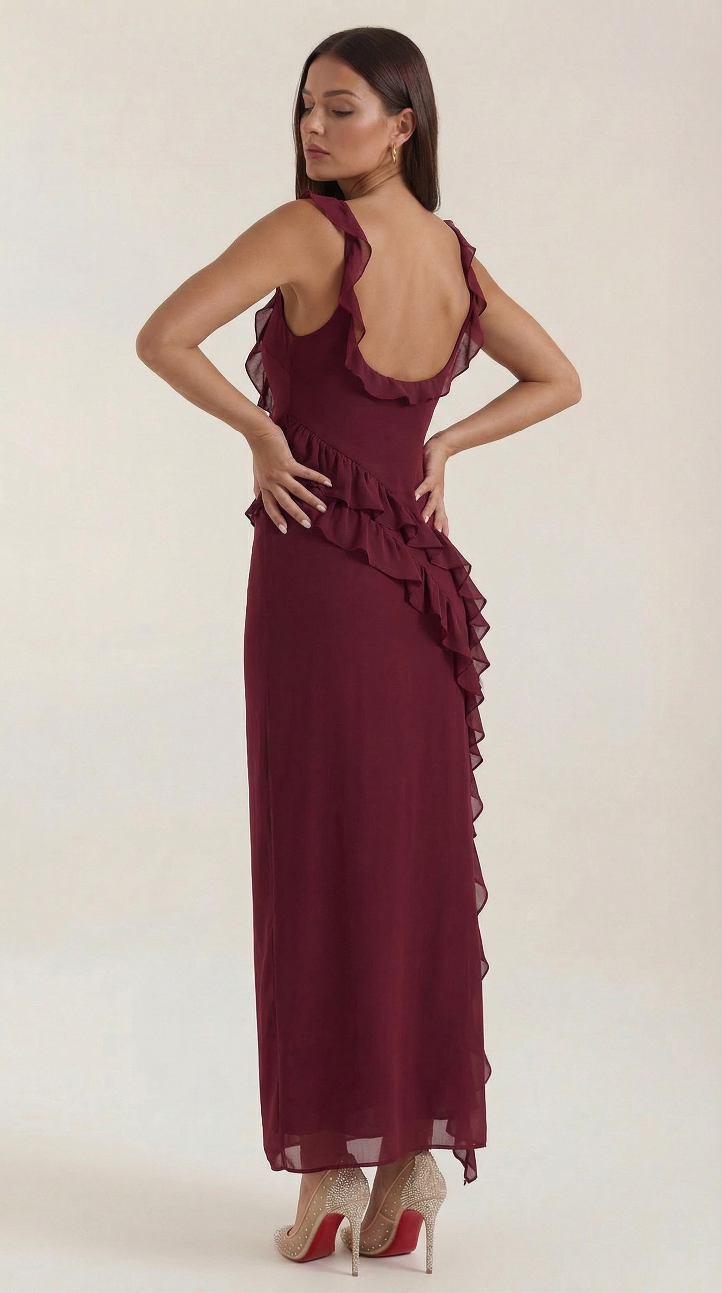 Ruffled Maxi Dress