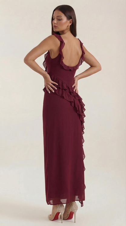 Ruffled Maxi Dress