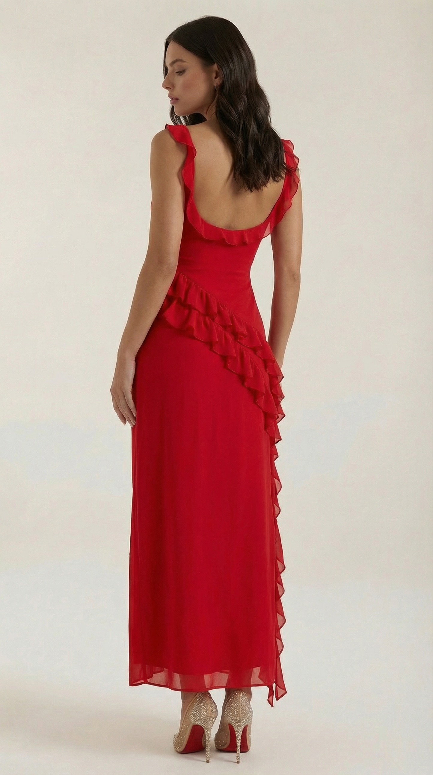 Ruffled Maxi Dress