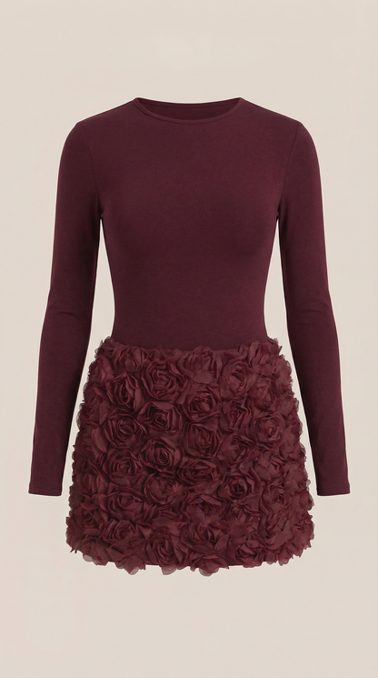 Minivestido con textura