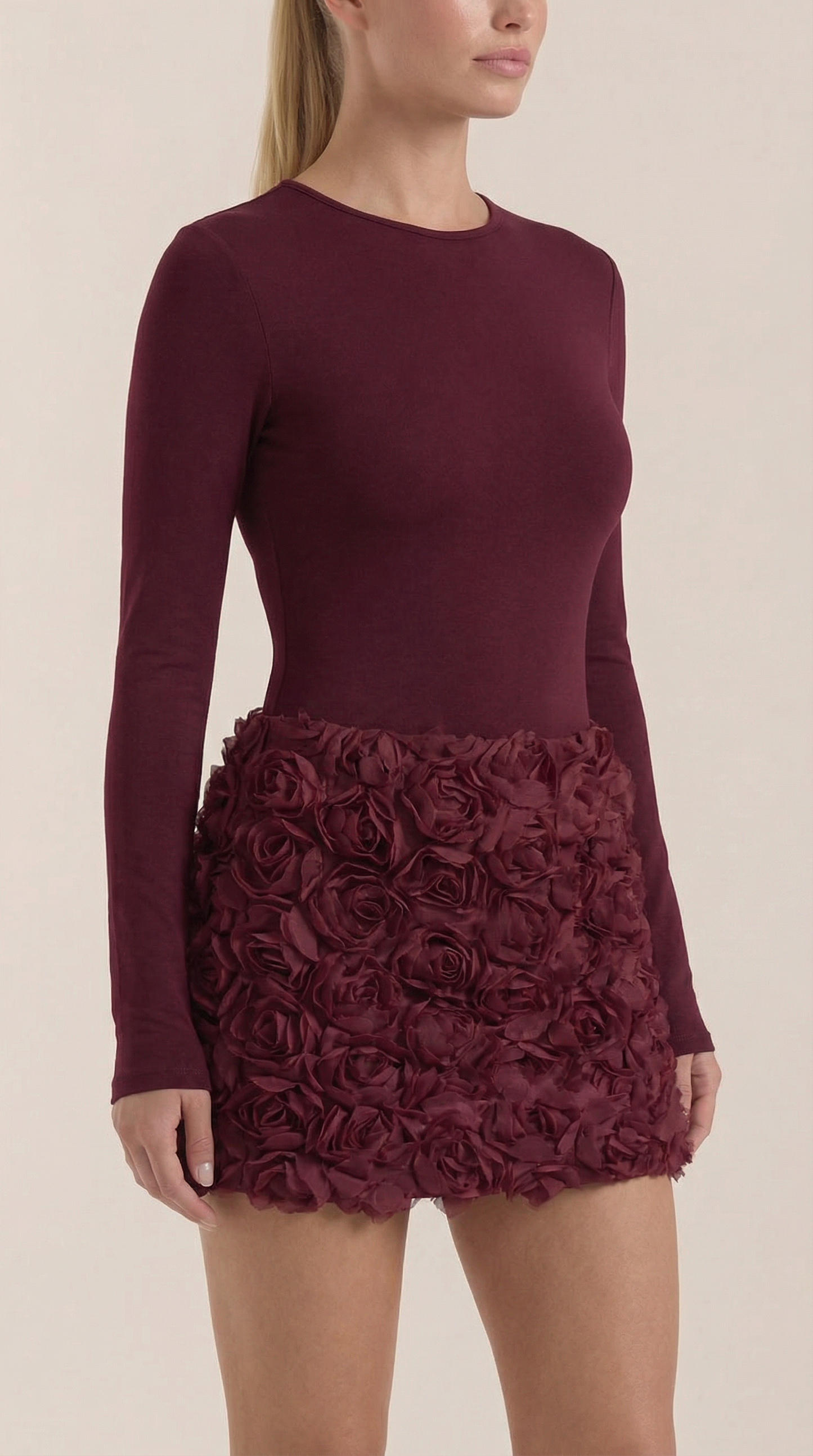 Minivestido con textura