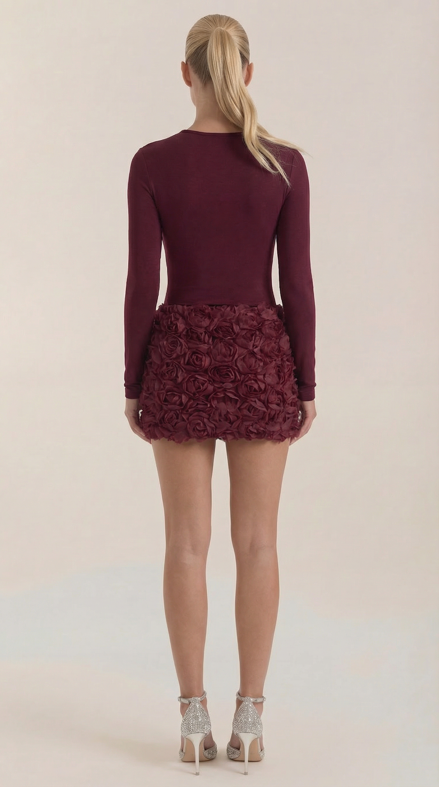 Minivestido con textura