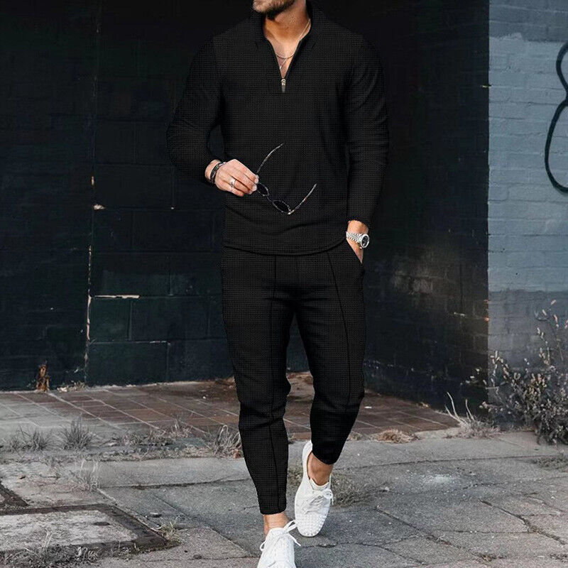 Conjunto casual de dos piezas para hombre