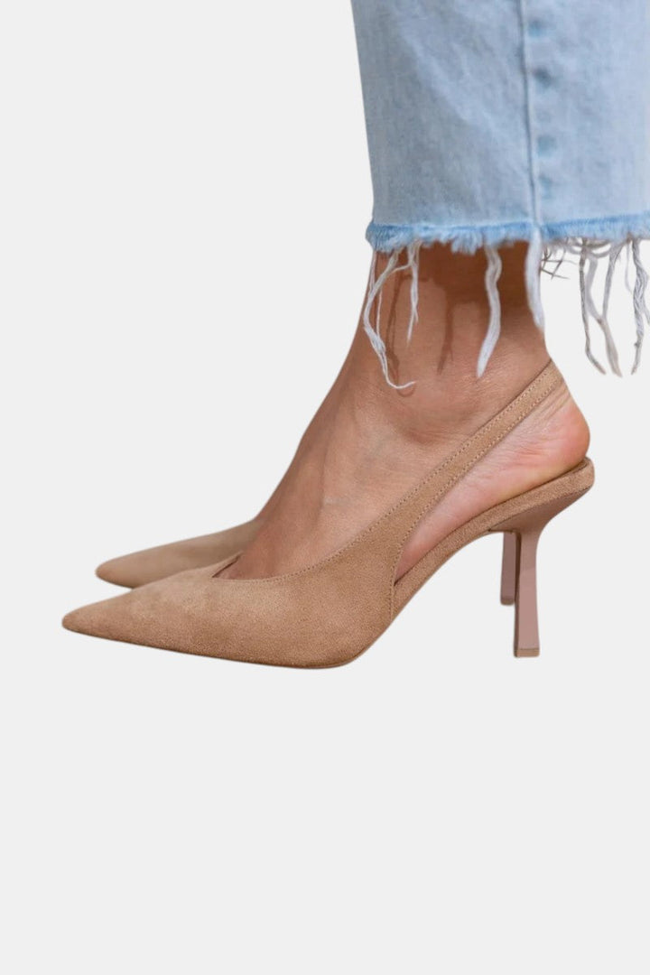 Giselle | Tacones Slingback de Ante