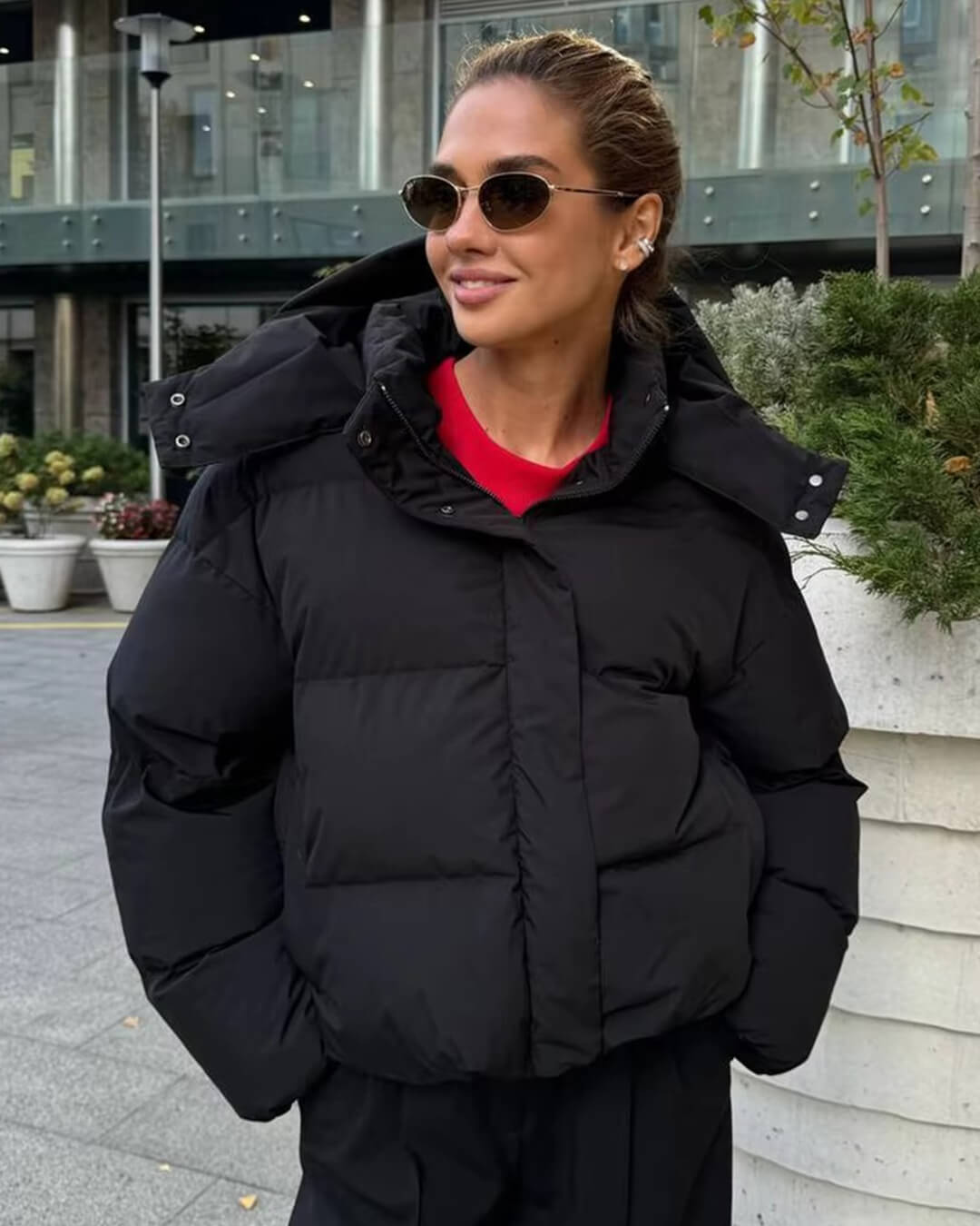 Women's Hooded Puffer Jacket (OOS)