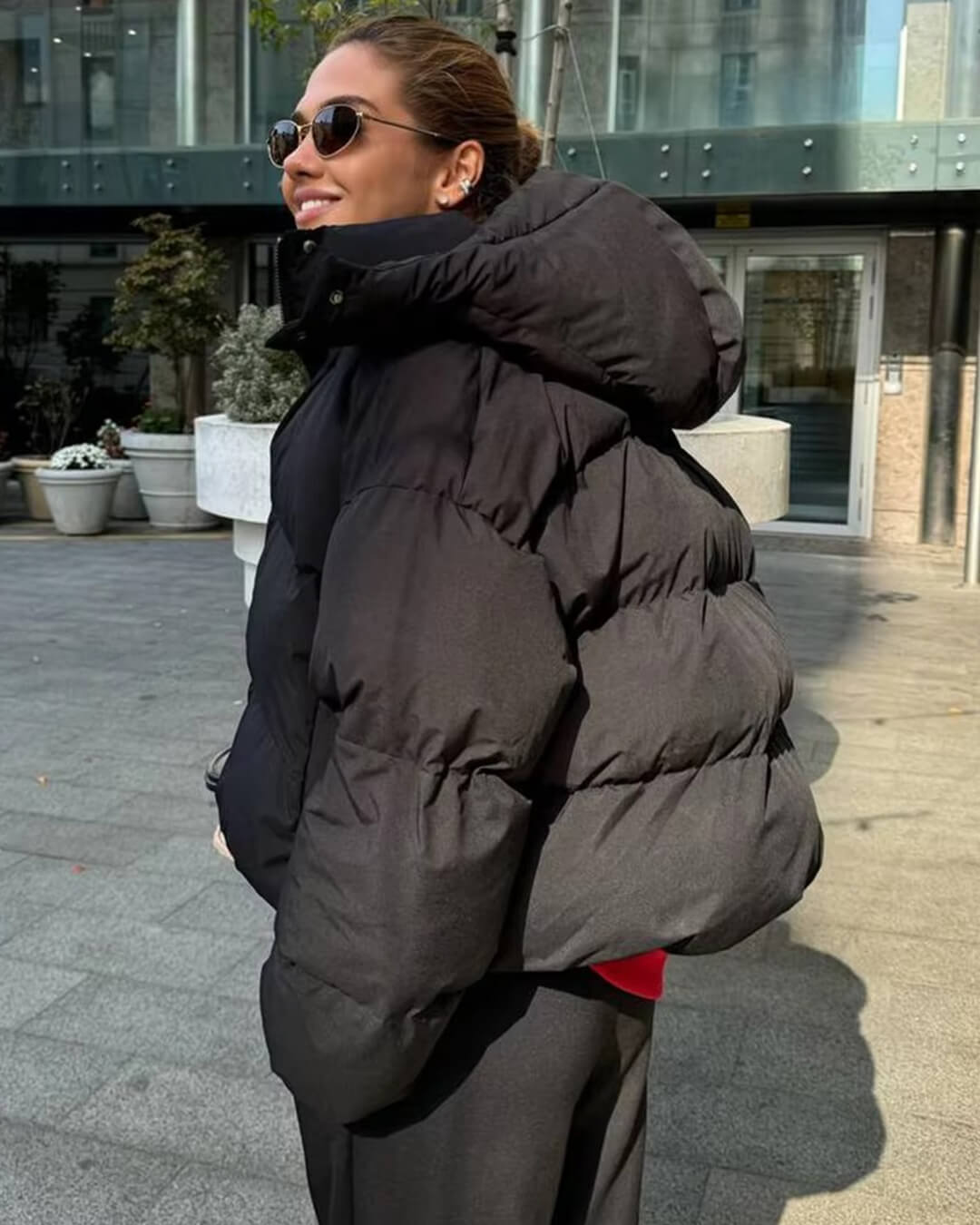 Women's Hooded Puffer Jacket (OOS)