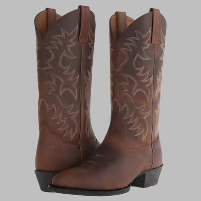 Men’s Western Pull-On Cowboy Boots