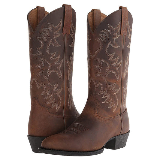 Women’s Classic Western Boots with Embroidery