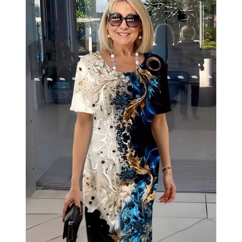 Vestido Estampado Holgado