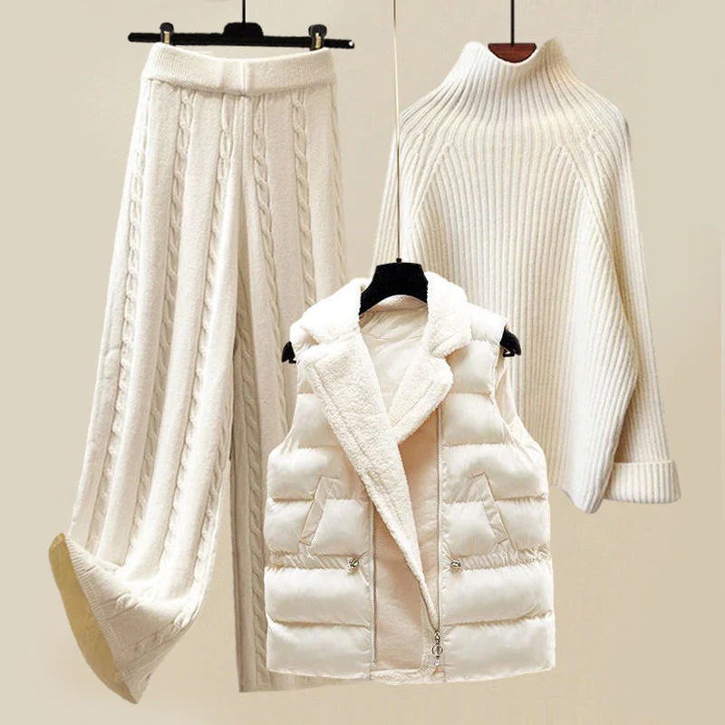 Women’s Winter Cozy Three Piece Loungewear Set