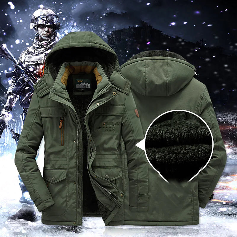 Men’s Warm Hood Heavy-Duty Winter Jackets