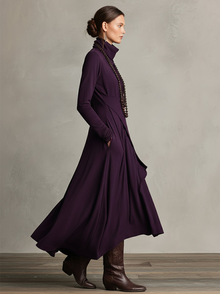 Elegant Draped Dress