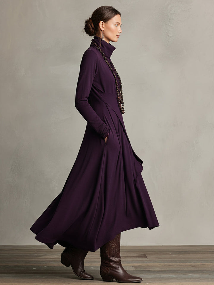 Elegant Draped Dress