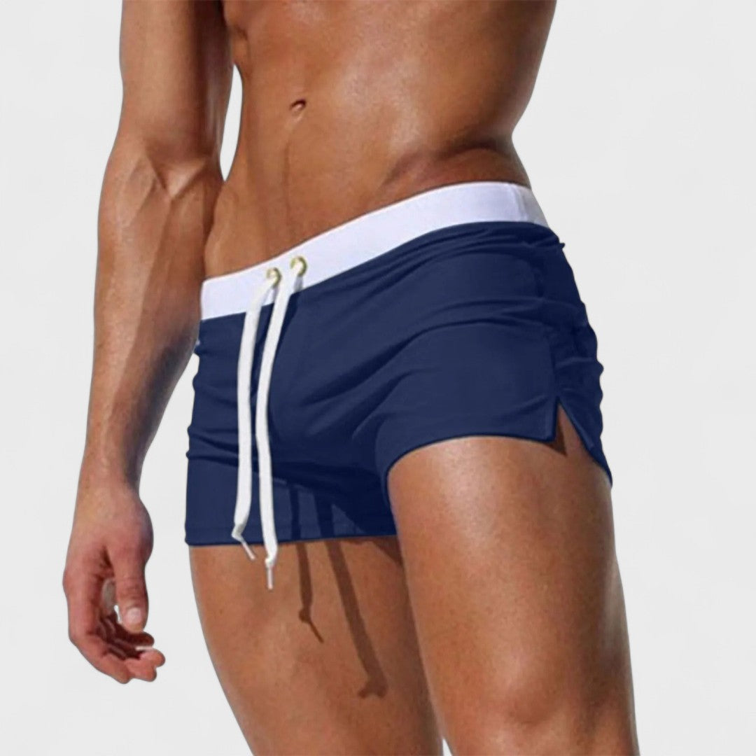 Men's Low Rise Drawstring Swim Shorts