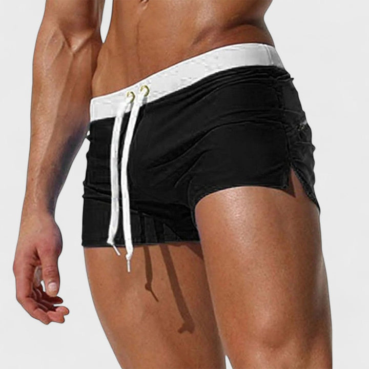 Men's Low Rise Drawstring Swim Shorts