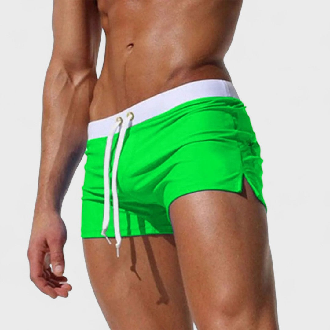 Men's Low Rise Drawstring Swim Shorts