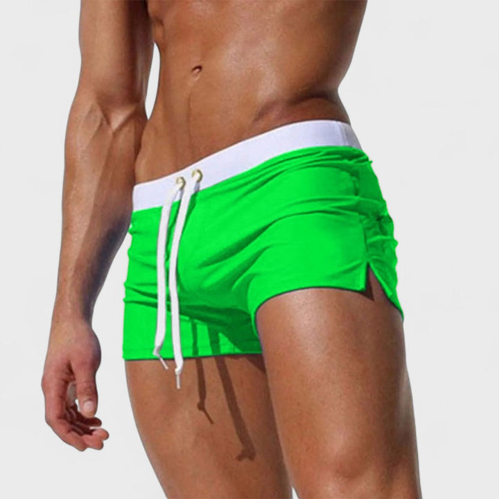 Men's Low Rise Drawstring Swim Shorts