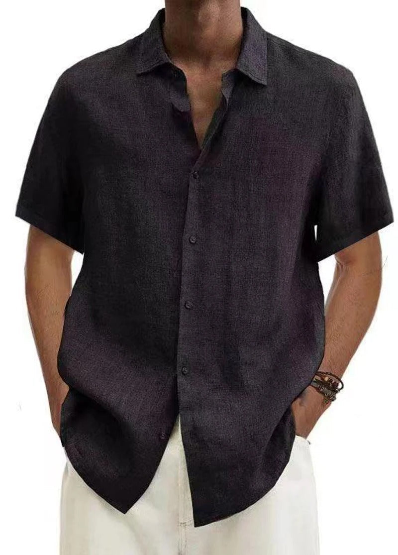 Camisa de botones relajada