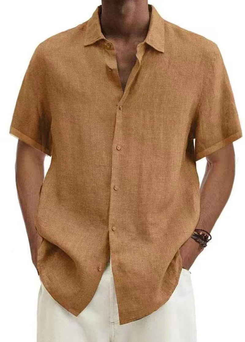 Camisa de botones relajada