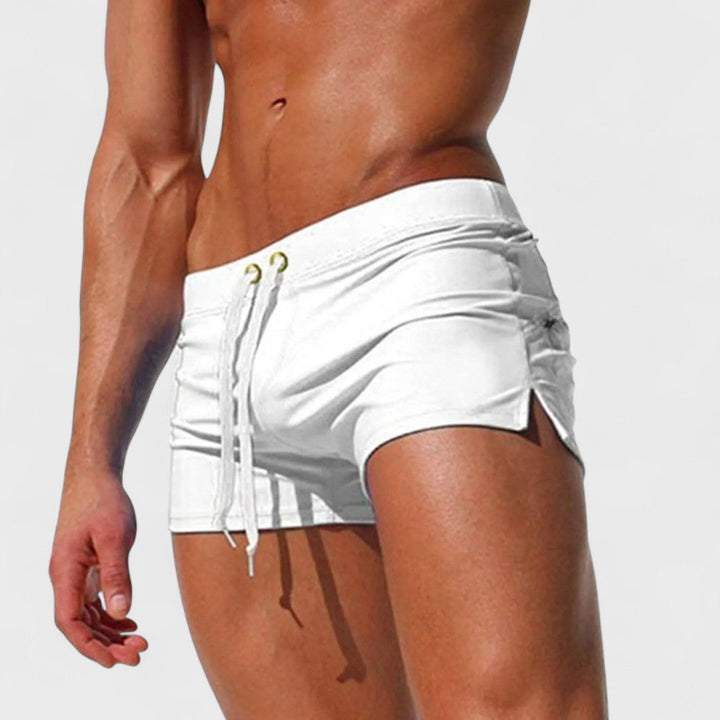 Men's Low Rise Drawstring Swim Shorts