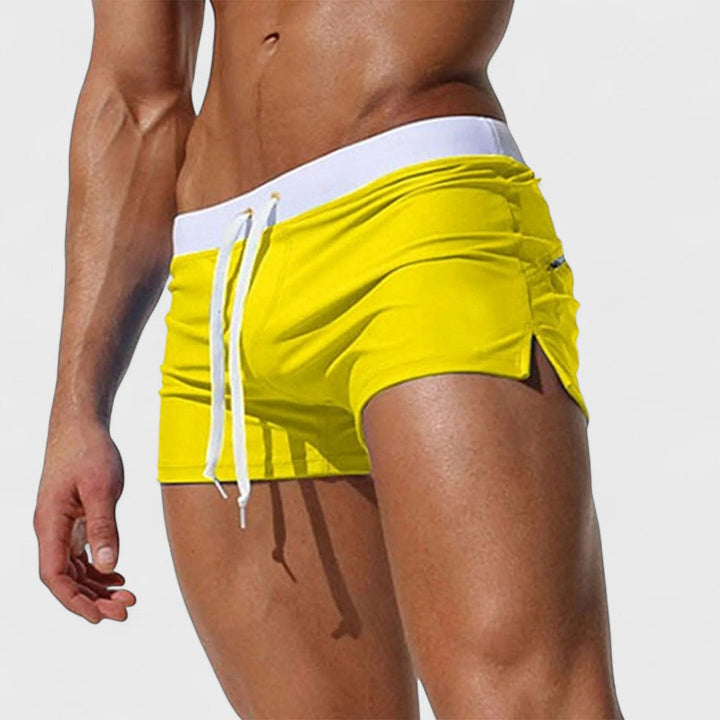 Men's Low Rise Drawstring Swim Shorts
