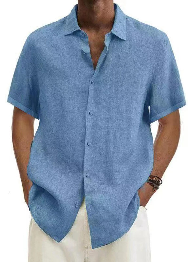 Camisa de botones relajada