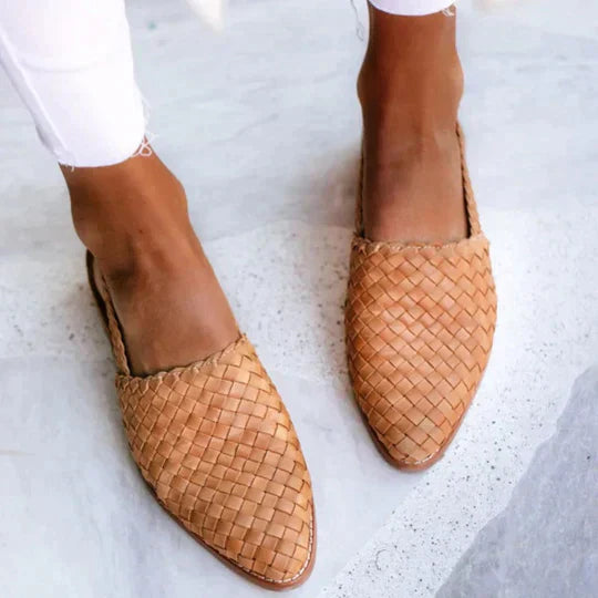Lyn | Sandalias Planas Artesanales