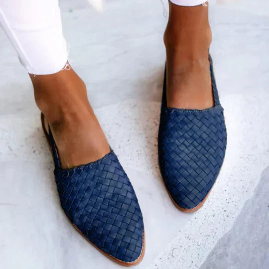Lyn | Sandalias Planas Artesanales
