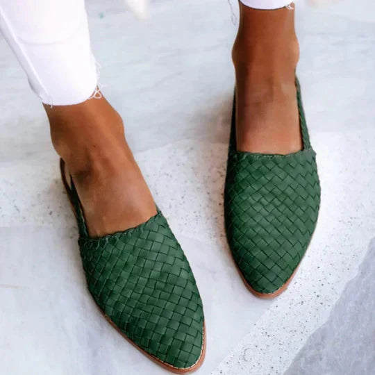 Lyn | Sandalias Planas Artesanales