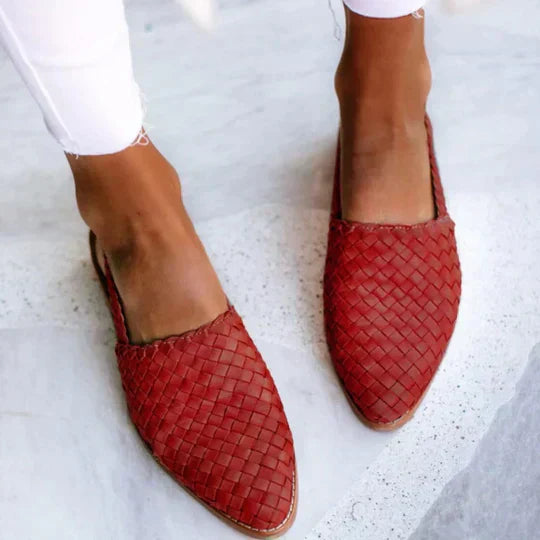 Lyn | Sandalias Planas Artesanales