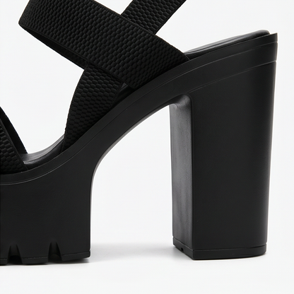 Veluna™ – Chunky Platform Heel Sandals